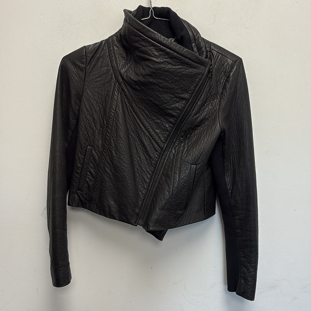 Yigal Azrouel Black Leather Jacket